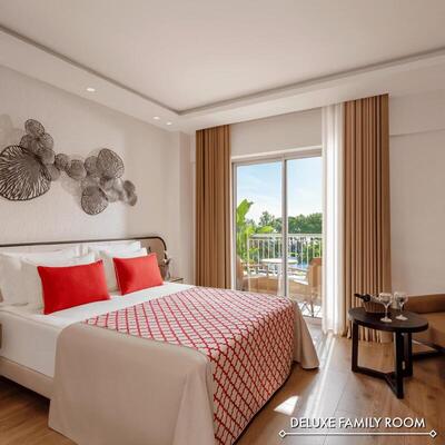 Akka Antedon Hotel - Premium Ultra All Inclusive - Family Room with Mountain View