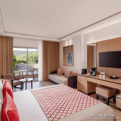 Akka Antedon Hotel - Premium Ultra All Inclusive - Deluxe Double or Twin Room with Mountain View