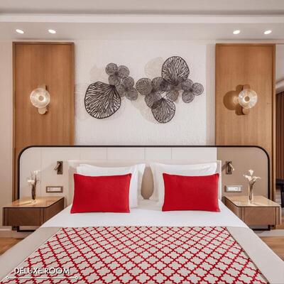 Akka Antedon Hotel - Premium Ultra All Inclusive - Deluxe Double or Twin Room with Mountain View