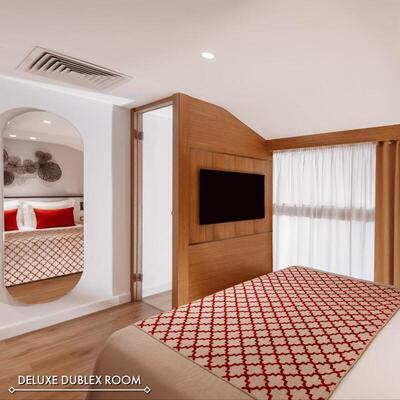Akka Antedon Hotel - Premium Ultra All Inclusive - Quadruple Room with Sea View