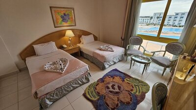 Amarina Sun Resort & Aqua Park - Standard Double or Twin Room, Sea View