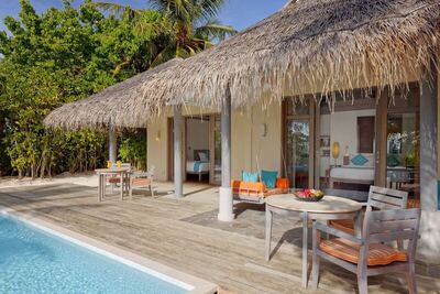 Anantara Dhigu Maldives Resort - Two Bedroom Family Beach Pool Villa