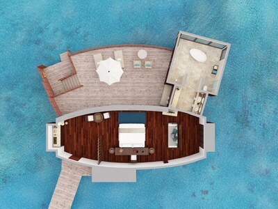 Anantara Dhigu Maldives Resort - Sunset Over Water Villa
