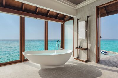 Anantara Dhigu Maldives Resort - Sunset Over Water Villa