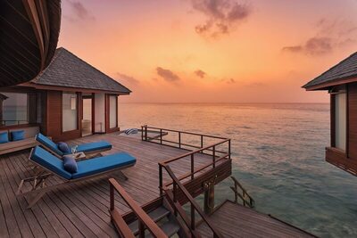 Anantara Dhigu Maldives Resort - Sunset Over Water Villa
