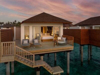 Avani+ Fares Maldives Resort - Sunset Over Water Villa