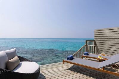 Avani+ Fares Maldives Resort - Sunset Over Water Villa