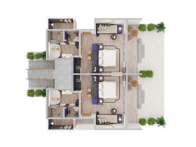 Avani+ Fares Maldives Resort - Two Bedroom Beachfront Pavilion