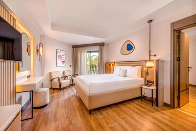 Belek Beach Resort Hotel - Family Room With Side Sea View