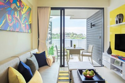Cassia Phuket by Banyan Group - 2 Bedroom Water (A Double Bed In First Bedroom, A Single Bed In Second Bedroom) - Lagoon View