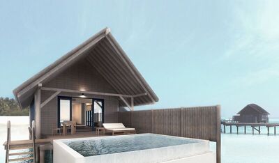 COMO Cocoa Island - Villa, 1 Bedroom, Private Pool, Overwater