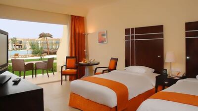 DoubleTree by Hilton Sharm El Sheikh - Sharks Bay Resort - Standard Room, Twin Bed, Sea And Pool View, Beachside - Sea View