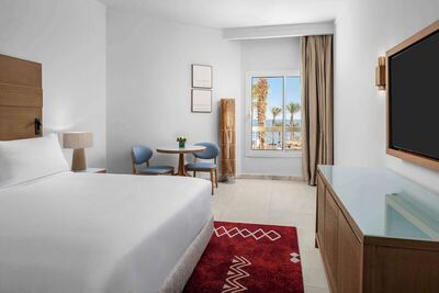 DoubleTree by Hilton Sharm El Sheikh - Sharks Bay Resort - Premium Room, 1 King Bed, Beachside - Sea View