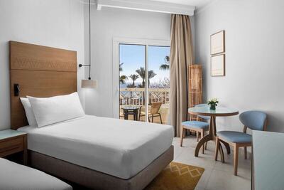 DoubleTree by Hilton Sharm El Sheikh - Sharks Bay Resort - Premium Room, Twin Beds, Sea View, Beachside