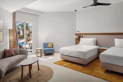 DoubleTree by Hilton Sharm El Sheikh - Sharks Bay Resort - Grand Room, Twin Bed, Garden View, Beachside