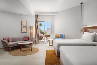 DoubleTree by Hilton Sharm El Sheikh - Sharks Bay Resort - Grand Room, Twin Bed, Garden View, Beachside