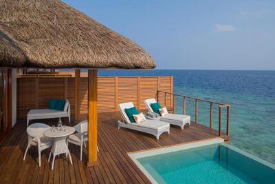 Dusit Thani Maldives - Waterfront Pool Villa, 150sqm, Butler Service, Direct reef access