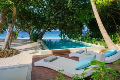 Dusit Thani Maldives - Beach Front Pool Villa, 122sqm, Beachfront, Butler Service, Private Terrace