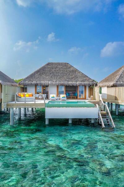 Dusit Thani Maldives - Overwater Pool Villa, 180sqm, Butler Service, Direct reef access