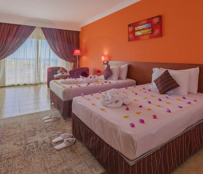 Fantazia Resort Marsa Alam - Standard Double Room (Side Sea View) - Partial Ocean View