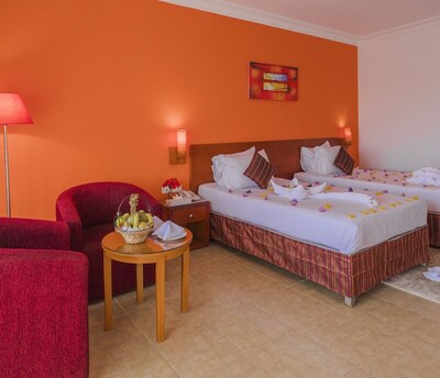Fantazia Resort Marsa Alam - Standard Double Room (Side Sea View) - Partial Ocean View