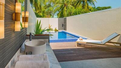 Fiyavalhu Resort Maldives - Beach Pool Villa (20% off on Spa & One Hour Free Kayaking per Stay)