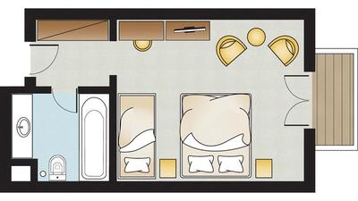 Grecotel Meli Palace - Double Room with Side Sea View