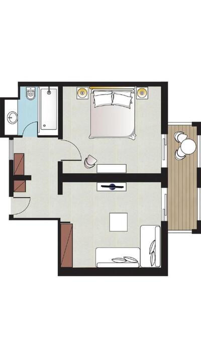 Grecotel Meli Palace - Family Suite with Side Sea View