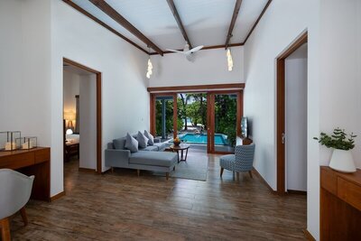 Ifuru Island Resort Maldives - Sunset Two Bedroom Beach Villa With Pool - Sea View
