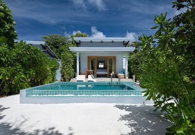 Ifuru Island Resort Maldives - Sunset Beach Villa With Pool - Sea View