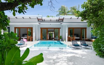 Ifuru Island Resort Maldives - Sunset Two Bedroom Beach Villa With Pool - Sea View