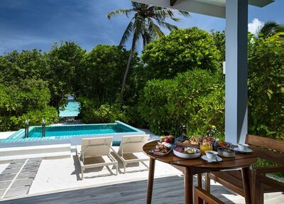 Ifuru Island Resort Maldives - Sunset Beach Villa With Pool - Sea View