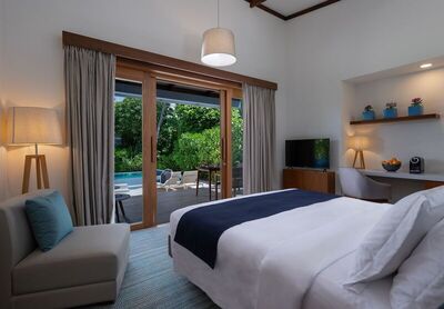 Ifuru Island Resort Maldives - Sunset Beach Villa With Pool - Sea View