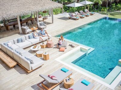 InterContinental Maldives Maamunagau Resort, an IHG Hotel - Room, 3 Bedrooms, Beachfront