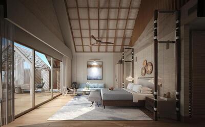 JW Marriott Kaafu Atoll Island Resort - Overwater Pool Villa With King And Sofa Bed - Ocean View