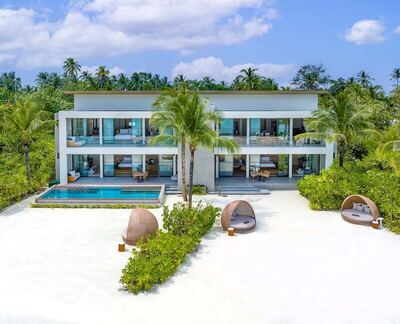 Kuda Villingili Resort Maldives - Three Bedroom Beach Residence with Private Pool