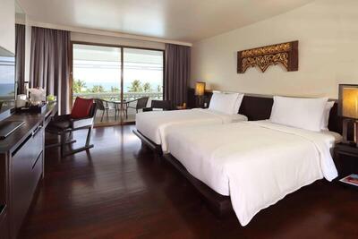 Le Meridien Phuket Beach Resort - Deluxe Ocean View, Guest room, 2 Twin/Single Bed(s), Balcony