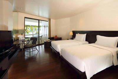Le Meridien Phuket Beach Resort - Deluxe Pool View, Guest room, 2 Twin/Single Bed(s), Balcony