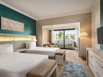 Movenpick Waterpark Resort & Spa Soma Bay - Deluxe Room With Twin Bed & Side Sea View 