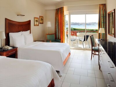 Naama Bay Promenade Beach Resort - Executive Room, 2 Queen Beds, Partial Sea View, Beachside