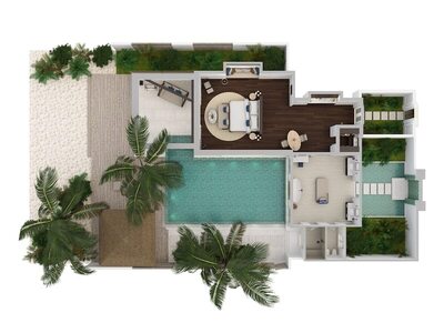 Naladhu Private Island Maldives - Beach House With Pool