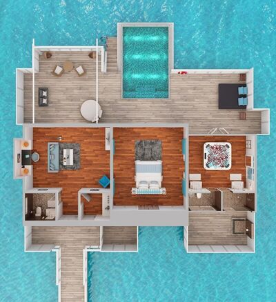 NH Maldives Kuda Rah Resort - Over Water Suite With Private Pool