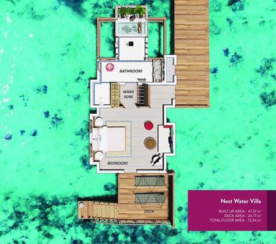 OBLU SELECT Lobigili  with Free Transfers - SunNest Water Pool Villa (minimum 2 adults)