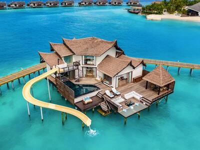 OZEN RESERVE BOLIFUSHI - Luxury All Inclusive - Private Ocean Reserve with Slide - 2 Bedroom