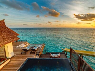 OZEN RESERVE BOLIFUSHI - Luxury All Inclusive - Private Ocean Reserve with Slide - 2 Bedroom