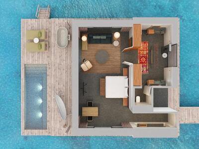 Patina Maldives, Fari Islands - One Bedroom Water Pool Villa