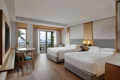 Phuket Marriott Resort & Spa, Merlin Beach - Larger Guest Room, 2 Doubles, Ocean View