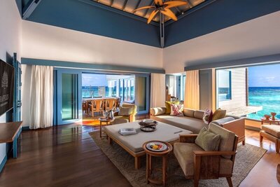 Raffles Maldives Meradhoo Resort - Room, 2 Bedrooms, Private Pool, Overwater (Sunset)