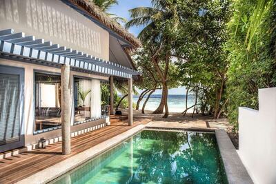 Raffles Maldives Meradhoo Resort - Villa, 1 Double Bed, Private Pool, Beachside (Sunset)