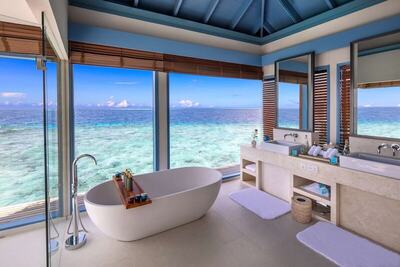 Raffles Maldives Meradhoo Resort - Room, 2 Bedrooms, Private Pool, Overwater (Sunset)